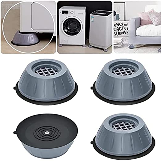 Anti Vibration Washing Machine Feet Round Pads (large size)